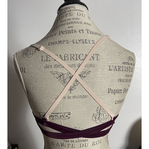 Lululemon Womens Adjustable Crisscross Bra Orange Sz S - Picture 3 of 6